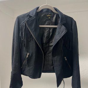 Audrey Suede Fringe Jacket